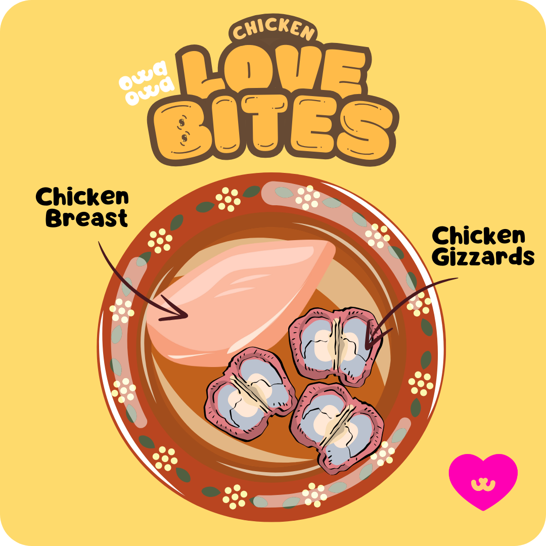 Love Bites Chicken Training Treats