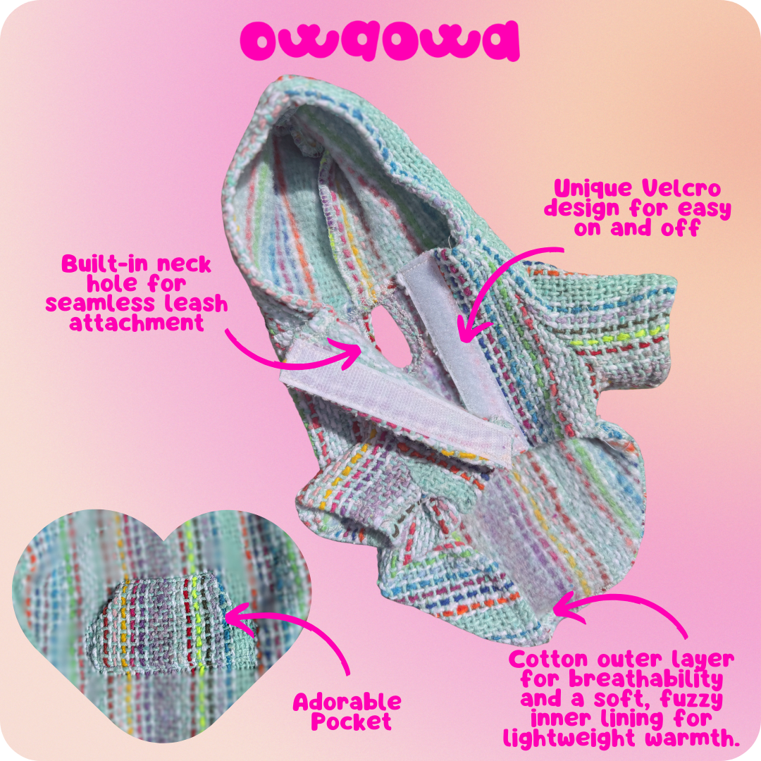 Dulce Dog + Cat Poncho