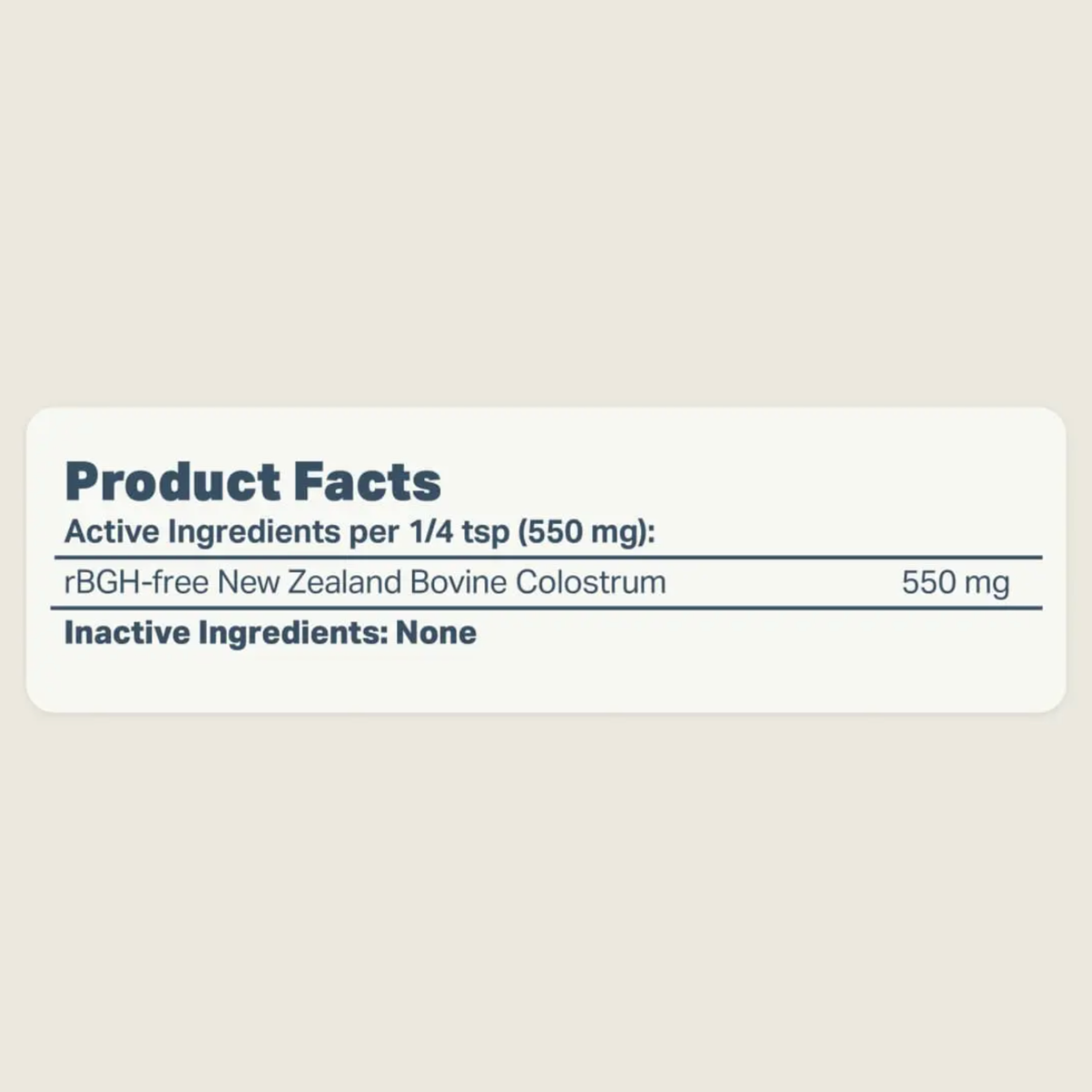 Bovine Colostrum