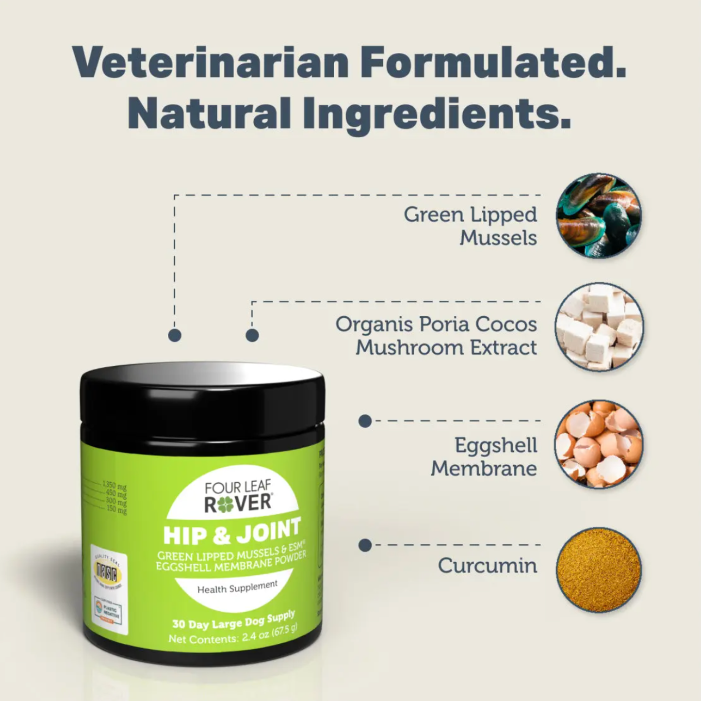 Four Leaf Rover Hip & Joint | Natural Joint Support for Dogs – Owa Owa