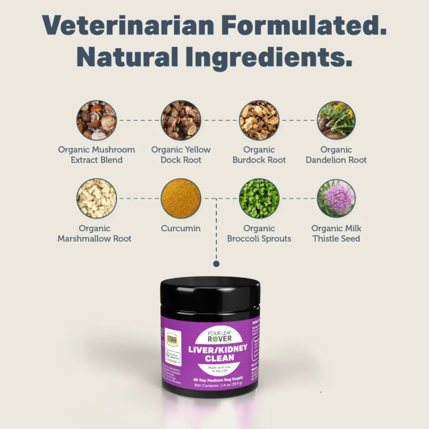 Four Leaf Rover Liver/Kidney Clean | Natural Detox for Dogs – Owa Owa