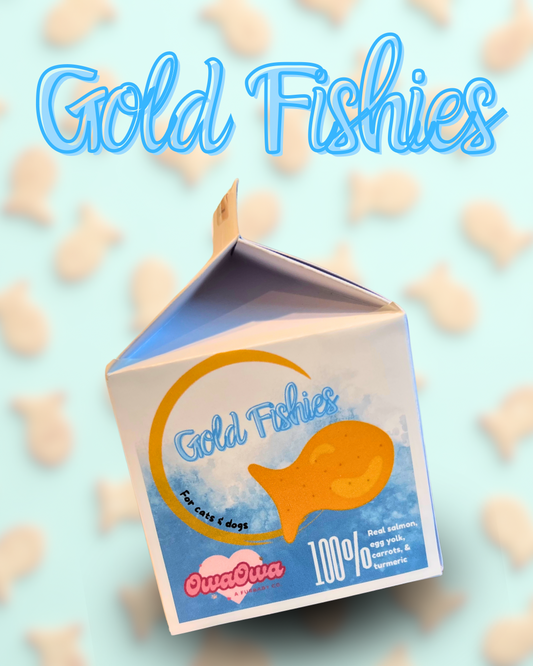 Gold fish crackers for dogs and cats