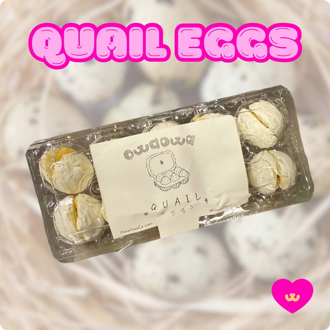 Freeze-Dried Quail Eggs (Halved)