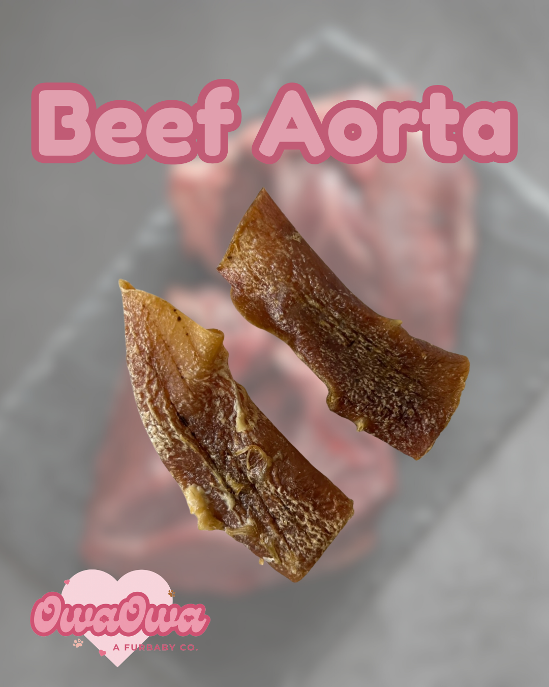 Beef aorta for dogs