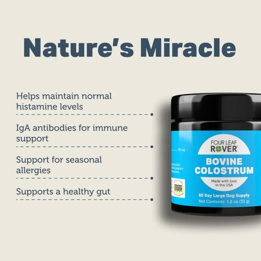 Four Leaf Rover Bovine Colostrum | Immune & Gut Support for Dogs – Owa Owa