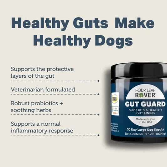 Four Leaf Rover Gut Guard | Dog Gut Health & Probiotic Support – Owa Owa