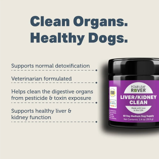 Four Leaf Rover Liver/Kidney Clean | Natural Detox for Dogs – Owa Owa