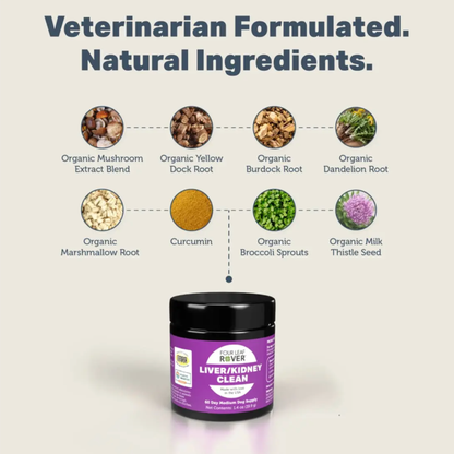 Four Leaf Rover Liver/Kidney Clean | Natural Detox for Dogs – Owa Owa