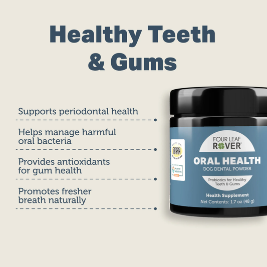 Four Leaf Rover Oral Health | Natural Dog Dental Powder – Owa Owa