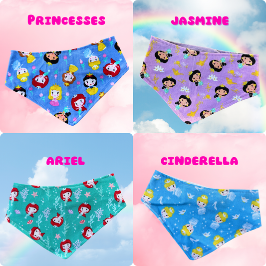 Princess Bandana for Dogs and cats